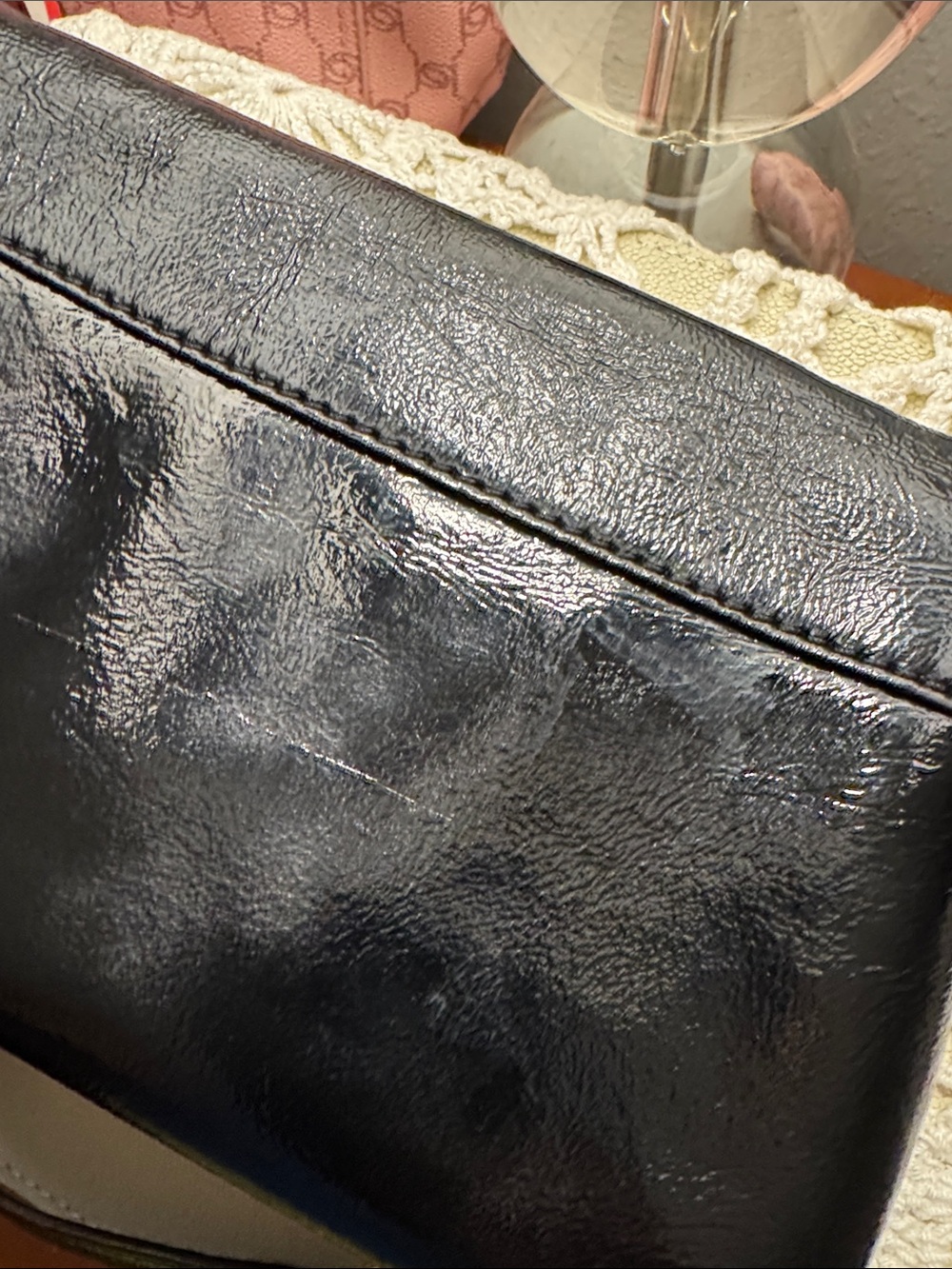 kate spade Flicker Monette Black Patent Leather Shoulder Bag - Picture 14 of 14